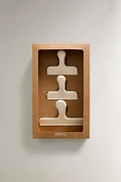 PINCES EN MÉTAL (LOT DE 3)