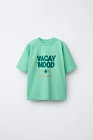 T-SHIRT IMPRIMÉ TEXTE