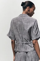 CHEMISE SAFARI AVEC LIN