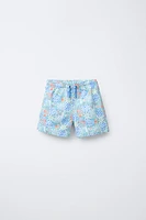 6-14 YEARS/ PALM TREE PRINT SWIM SHORTS