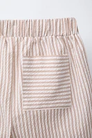 STRIPED SEERSUCKER SHORTS