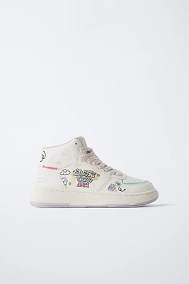 GRAFFITI HIGH TOP SNEAKERS