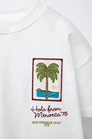PALM TREE PATCH T-SHIRT