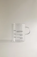 TASSE BOROSILICATE MOTIF