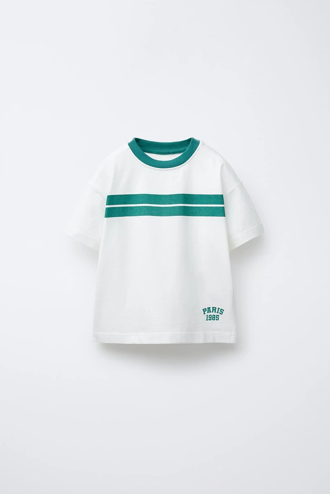 JOGGING TEXT T-SHIRT