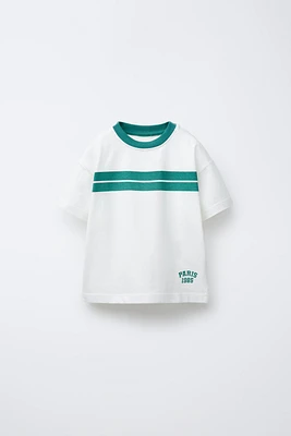 JOGGING TEXT T-SHIRT