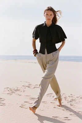 DOUBLE LAYER SHORT SLEEVE SHIRT