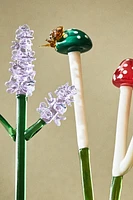 LOT ACCESSOIRES DÉCORATIFS BOROSILICATE JARDIN (LOT DE 4)