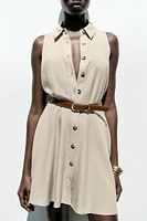 ROBE COURTE CEINTURE