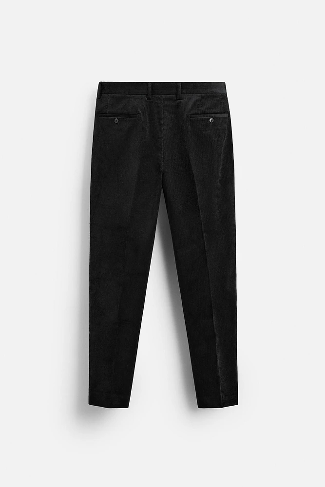 CORDUROY SLIM FIT PANTS