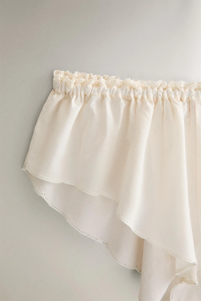 SHORT CULOTTE DENTELLE