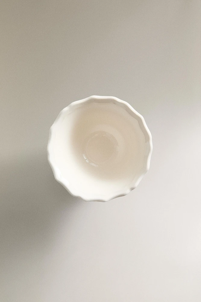 EARTHENWARE SNACK BOWL