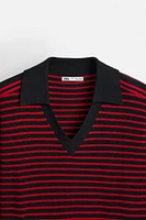 STRIPED KNIT POLO LIMITED EDITION