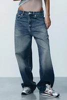 OVERSIZE TRF RELAXED JEANS WITH A HIGH WAIST