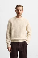 SQUARE TEXTURED SWEATER