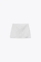 SATIN MINI SKIRT
