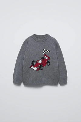 CAR KNIT SWEATER