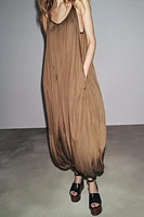 ZW COLLECTION LONG PLEATED JUMPSUIT