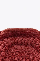 SMALL KNOTTED WOVEN BAG