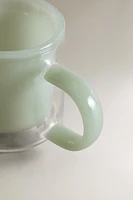 BOROSILICATE GLASS COFFEE MUG WITH A DOUBLE-WALL