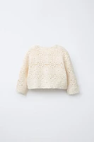 CROCHET KNIT CARDIGAN