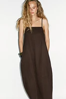 PLEATED VOLUME DRESS