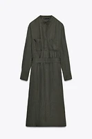 ROBE MI-LONGUE CEINTURE ZW COLLECTION