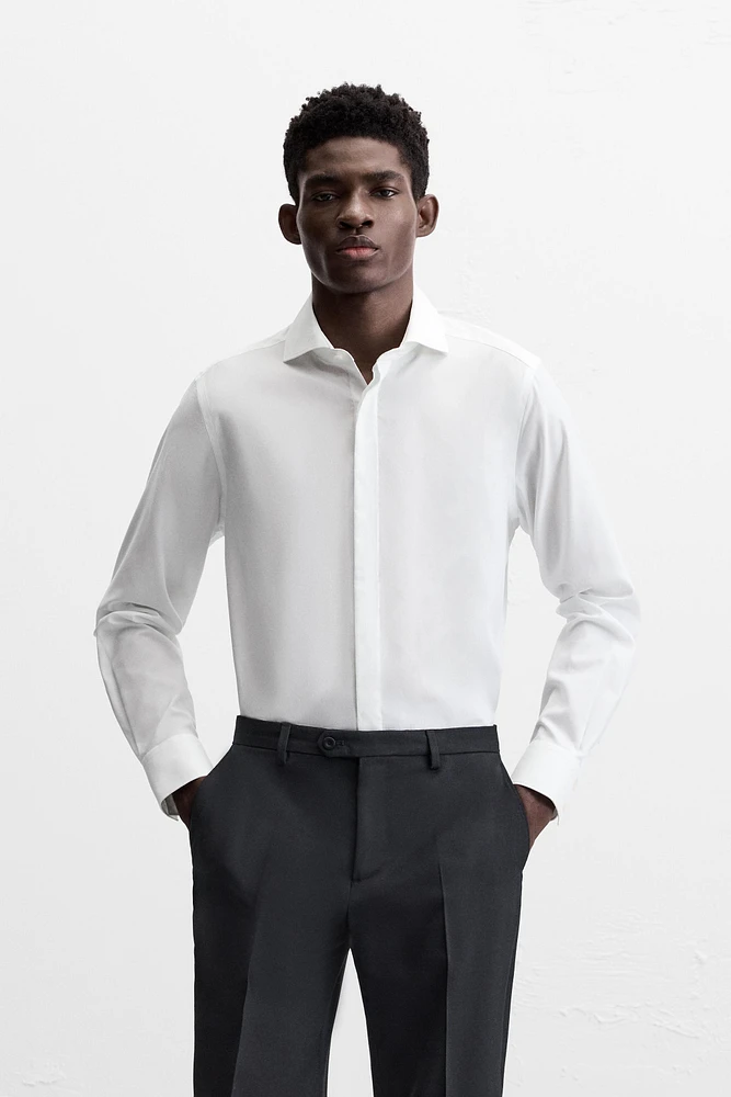 FLOWY SLIM FIT SHIRT