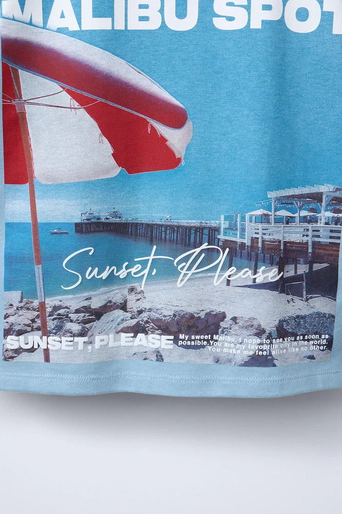 T-SHIRT IMPRIMÉ VILLE