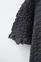 TEXTURED KNIT T-SHIRT