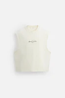 TEXT TECHNICAL TANK TOP
