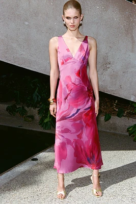 ROBE MI-LONGUE IMPRIMÉE