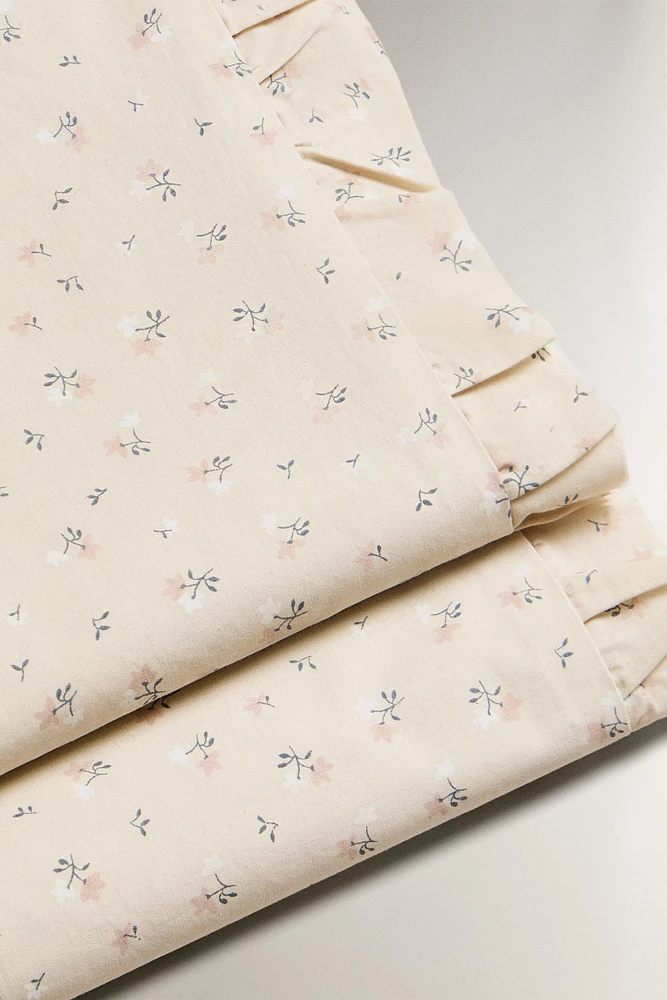 DRAP DE DESSUS ENFANT VOLANT FLEUR