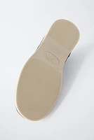 CHAUSSURES BATEAU EN CROÛTE DE CUIR