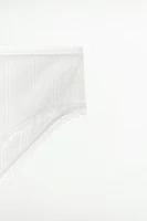 LACE TRIM POINTELLE PANTIES