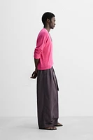 VISCOSE LINEN T-SHIRT