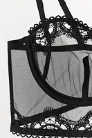 SOUTIEN-GORGE MESH ARMATURES DENTELLE