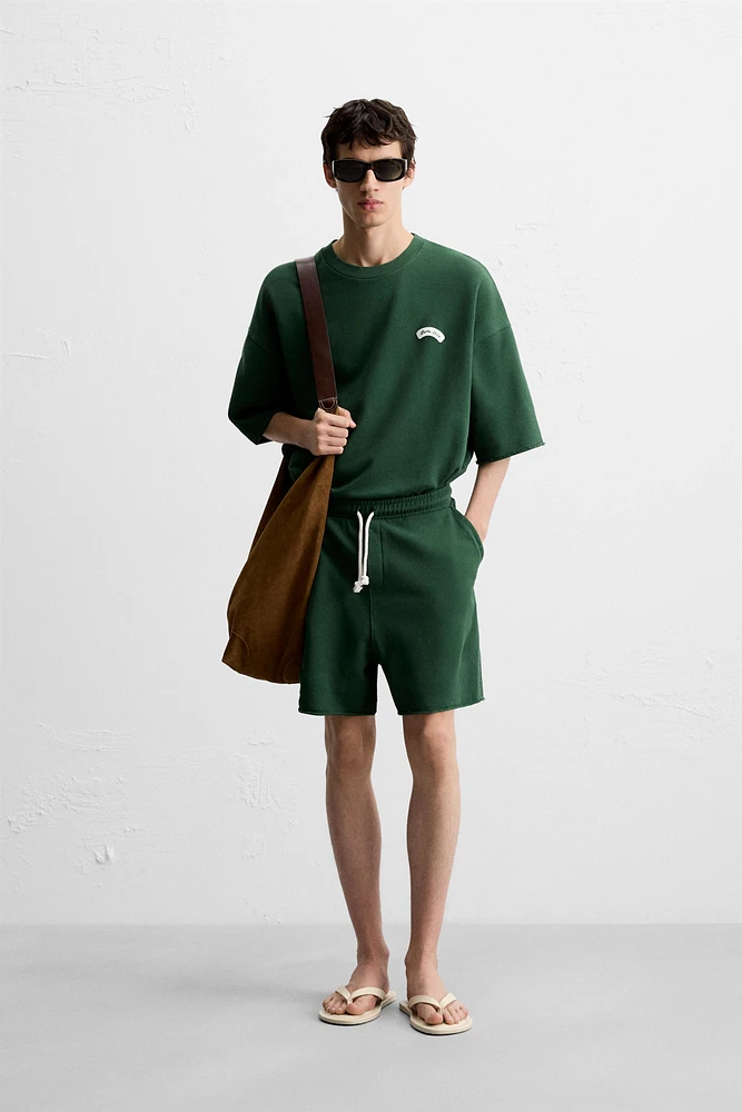 PATCH JOGGER SHORTS