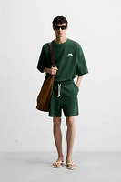 PATCH JOGGER SHORTS