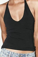 HALTER TOP WITH BACK STRAP
