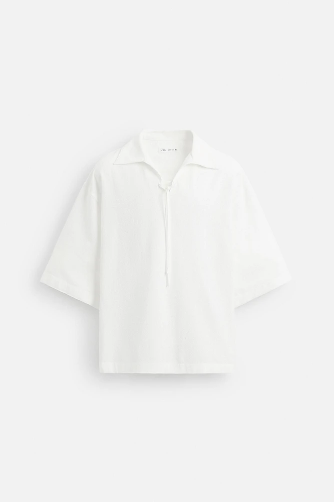CHEMISE TEXTURÉE BOUCLÉ