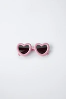 HEART PLASTIC SUNGLASSES
