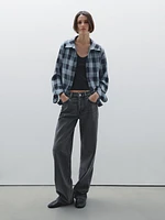 Flowing check shirt