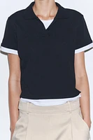 COMBINATION POLO TOP