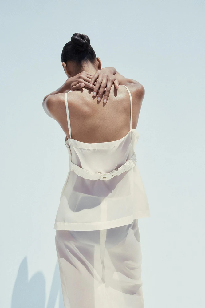 TOP AVEC ORGANZA