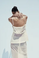 TOP AVEC ORGANZA