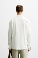 CHEMISE COTON À POCHES