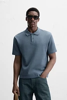 INTERLOCK TEXTURED POLO