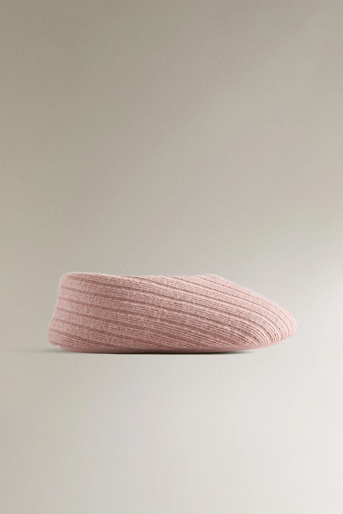 QUILTED FABRIC BALLET FLATS