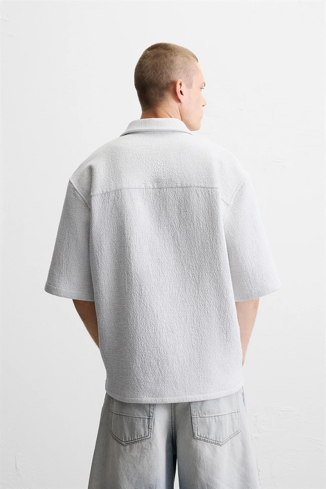 CHEMISE JACQUARD GÉOMÉTRIQUE
